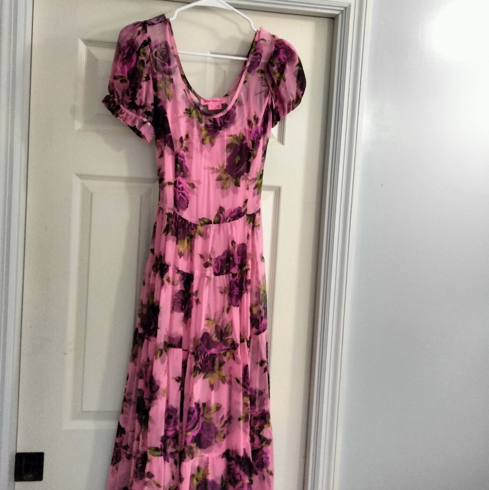 Vintage Betsy Johnson Maxi Dress